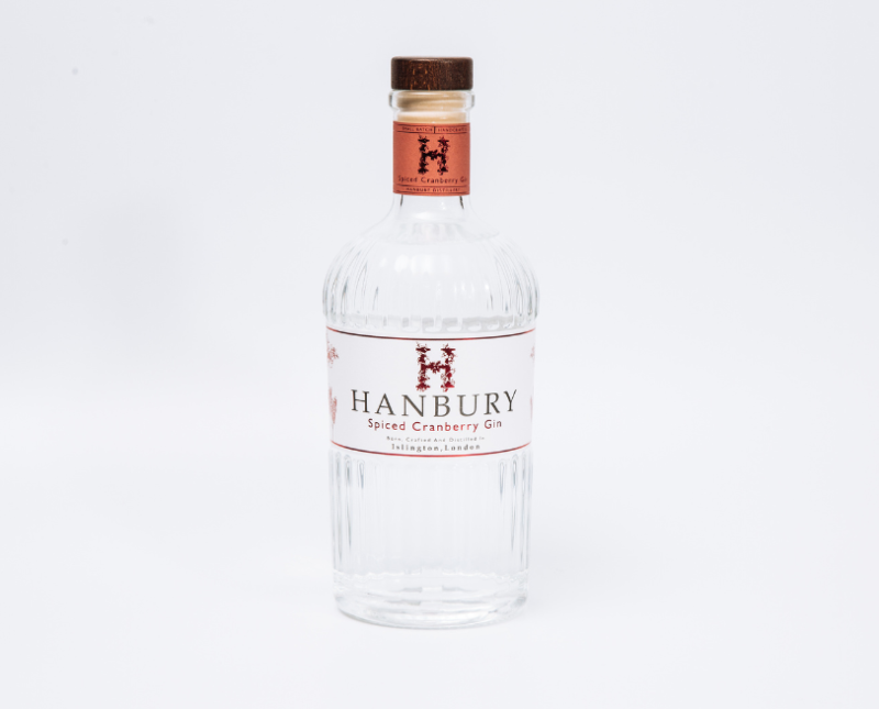 Hanbury Spiced Cranberry Gin Bottle