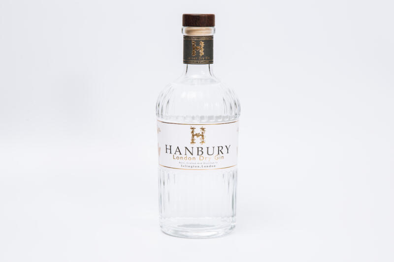 Hanbury London Dry Gin bottle